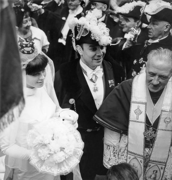 Wedding of Yves Klein and Rotraut Uecker
