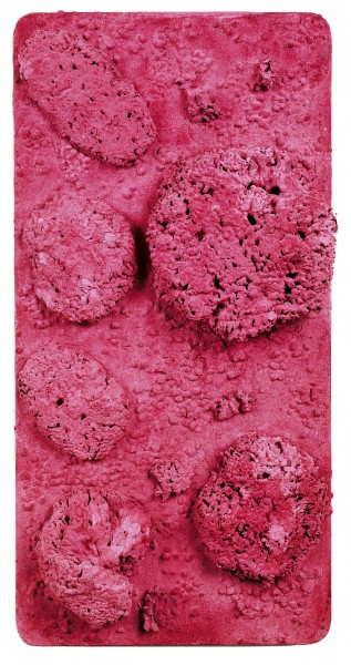 Untitled Pink Sponge Relief